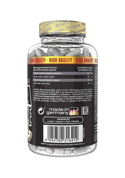 Weıder Bcaa + L-glutamine 180 Caps Weıder Bcaa + L-glutamine 180 Caps
