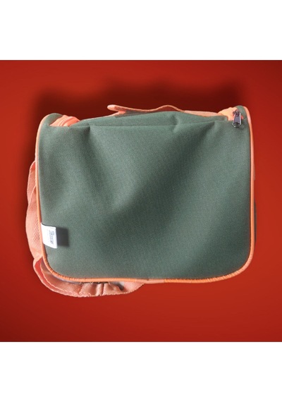 16x21x27 Cm Büyük Ebat Beslenme Çantası Termoslu Br-3500 Student Lunch Box Haki