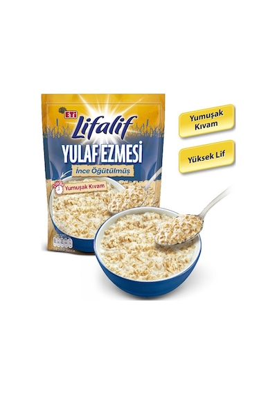 Eti Lifalif Yulaf Ezmesi İnce Öğütülmüş 12 x 350 G