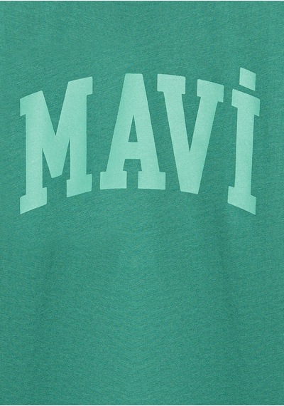 Mavi - Mavi Baskılı Yeşil Tişört 6610484-71697 Yeşil