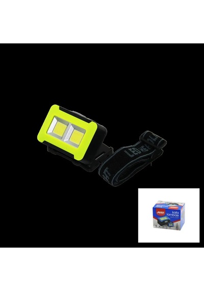 Jenerik 3w Cob Led Kafa Lambası 150 Lümen 3 Kademe & Flaşör Çok Renkli