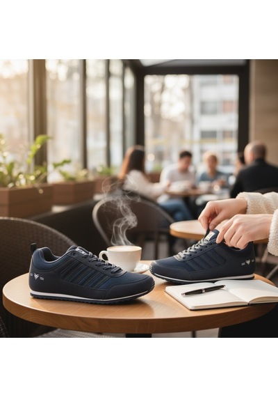 Enoch Erkek Lacivert Fileli Günlük Spor Ayakkabı - İnce Taban Rahat Yürüyüş Sneaker 2332 Lacı Enoch Erkek Lacivert Fileli Günlük Spor Ayakkabı - İnce Taban Rahat Yürüyüş Sneaker 2332 Lacı