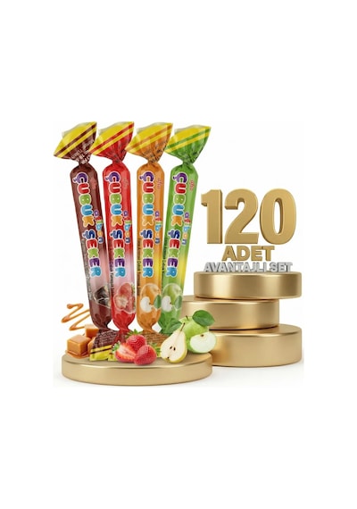Afia Afibon Karışık Çubuk Şeker 120x6,7 Gr