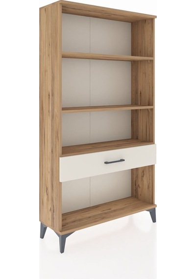 Arges Dolap 3 Raflı Tek Çekmeceli 88x30x163 Çam-aytaşı Atlas Çam
