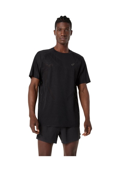 Asics Metarun Ss Top Erkek Black/obsidian Grey Kısa Kollu Tshirt 2011d510-001