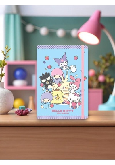 Keskin Color Lisanslı Hello Kitty And Friends 80 Yaprak A5 Defter - Mavi