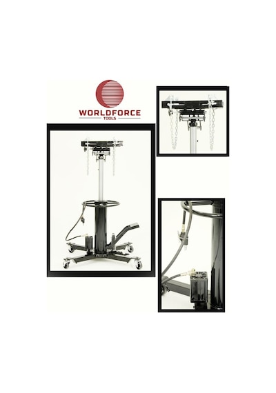 Worldforce Çift Piston Havalı Dikey Şanzıman Kriko 500 Kg