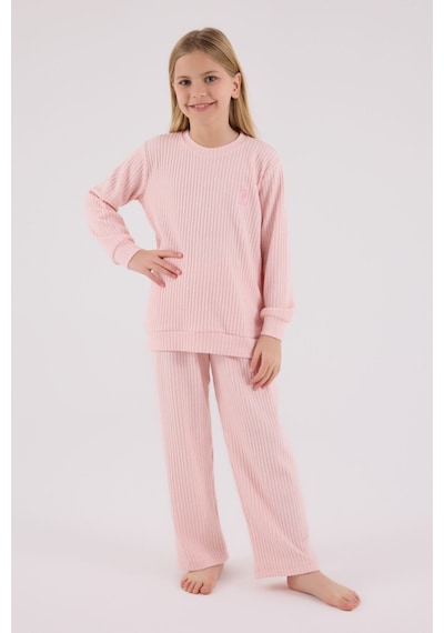 U.S. Polo Assn. U.s. Polo Assn Kız Çocuk Pembe Eşofman Takımı Us2328-c-v2 Pembe