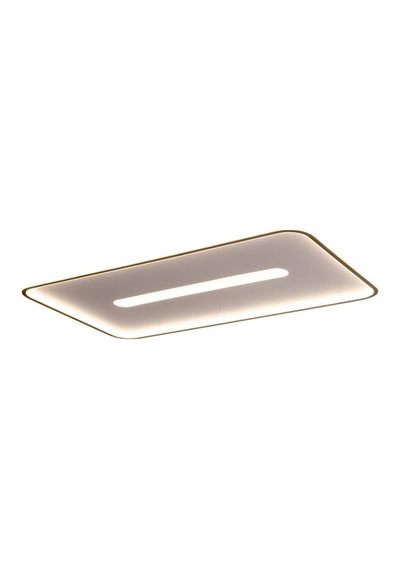 Eskitme Gold 60x90 cm Dikdörtgen 3000K Sarı Işık Led Tavan Lambası