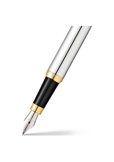 Sheaffer Vfm 9422 Parlak Krom Dolma Kalem, Altın Kaplama Süslemel Diğer