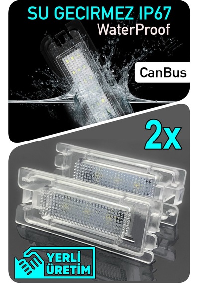 Renault Espace 4 Canbus Led Plaka Aydınlatma Ledi Lambası