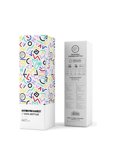 Cool Bottles The Bolttle Allegra Termos Matara 500 Ml Çok Renkli