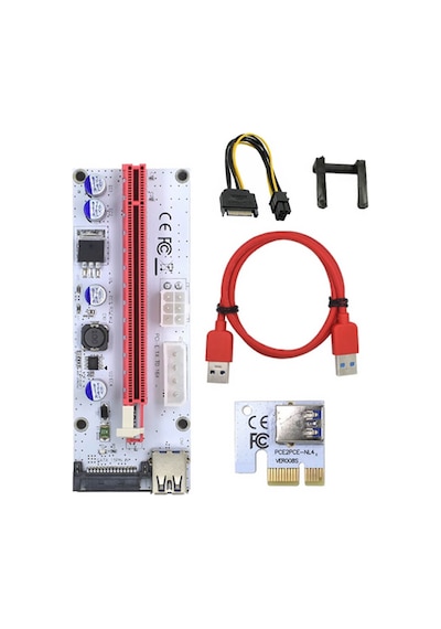 PCI-E 1X To 16X USB 3.0 Riser Kart Uzatıcı Yükseltici