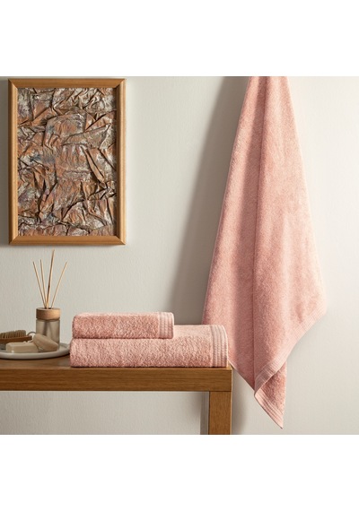 Linens Cozy Bambu 50x85 Cm Yüz Havlusu Rose Rose