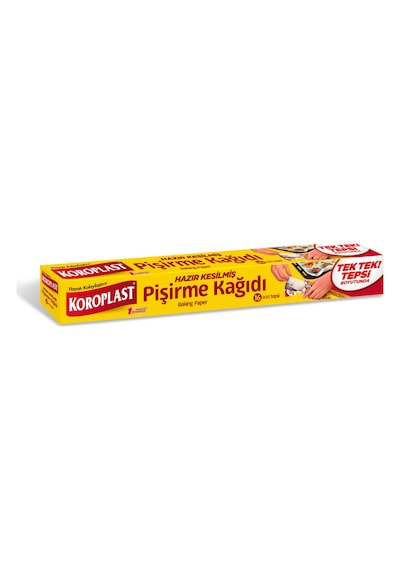 Koroplast Pişirme Kağıdı Hazır Kesilmiş 16 Adet x 2 Adet