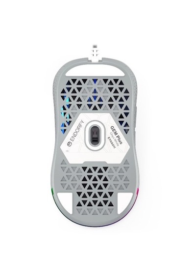 Endorfy Gem Plus Onyx White Argb Simetrik Gaming Mouse Ey6a011