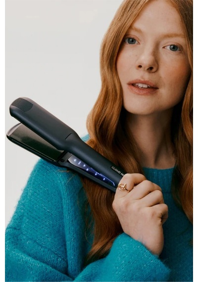 Cloud Nine Contouring Wide Pro, Geniş Sericite Plakalı Lüks Saç Düzleştirici Saç Şekillendirme Cihazları Lacivert