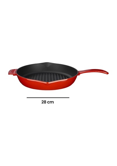Grill Döküm Tava - 28 Cm Çok Renkli