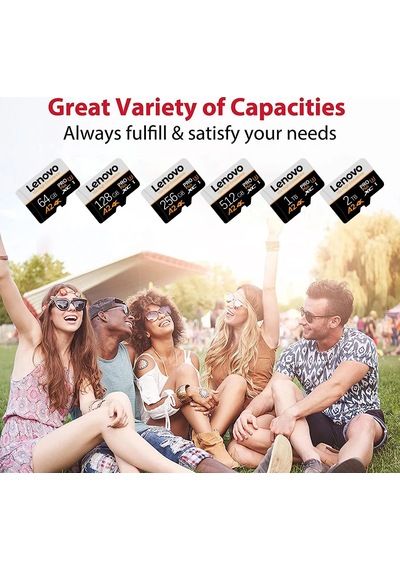 Lenovo 2 Tb Mikro Tf Sd Kart 1 Tb 512 Gb Hafıza Kartı 256 Gb Sd Hafıza Kartı 1tb