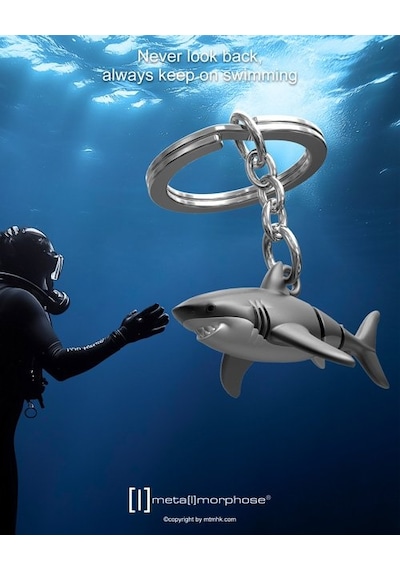 Metalmorphose Moving Shark Anahtarlık