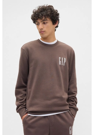 Gap V-lw Db Fleece Erkek Sweatshirt Kahverengi