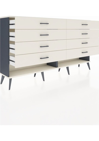 Arges Konsol 8 Çekmeceli 176x30x99 Antrasit-aytaşı Aytası/aytası - Antrasıt Arges Konsol 8 Çekmeceli 176x30x99 Antrasit-aytaşı Aytası/aytası - Antrasıt
