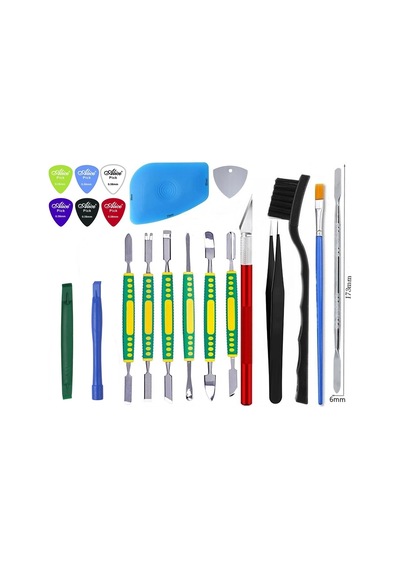 Çok Amaçlı Bilgisayar Tv Notebook Laptop Tablet Telefon Pc Metal Sökme Çubuk Spatula Pena Tamir Onarım Seti37