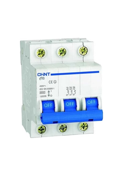 Chint - 185641 C Tipi 3x63a 4.5ka Otomatik Sigorta