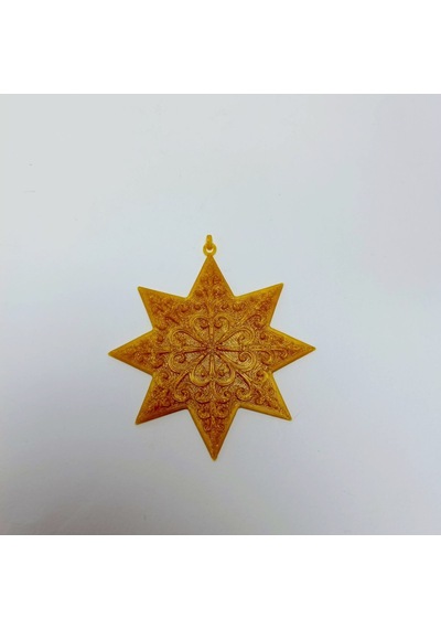 Gold Kutup Yıldızı -çam Ağacı Süsü 3lü Diğer