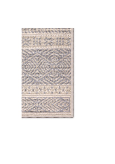Ankara Doğal Pamuklu 2'li Banyo Paspas Seti 60x100+50x60 Cm Gri Gri
