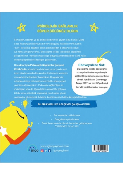 Çocuklar İçin Psikolojik Sağlamlık Çalışma Kitabı