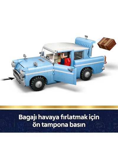 LEGO® Harry Potter™ Sihirli Uçan Ford Anglia™ 76470 - 14 Yaş ve Üzeri için Figür İçeren Yaratıcı Oyuncak Yapım Seti (868 Sayfa)