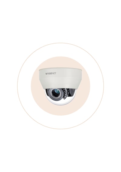 Samsung Uyumlu Wisenet Hcd-7070Rp 4Mp Ahd Gece Görüşlü Dome Kamera