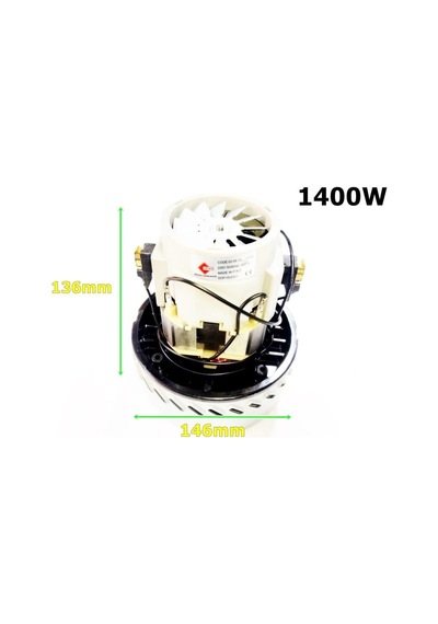Artiko Elektrikli Süpürge Motoru 1400w Rb60 Çiftfan Yıkamalı Bakır Sargılı