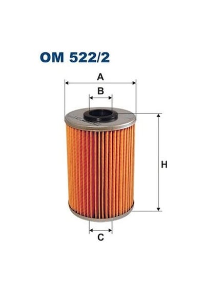Fıltron Yag Fıltresı 82x27x123 Bmw 3 E36 318 Tds 95- M41 D17 174t1 OC01-FILTRON OM5222