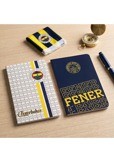 Bakgelal Fenerbahçe Lisanslı Cep Boy Defter 13x8 Cm Taraftar Desenli Mini Not Defteri 1 Adet - 9011720938710 Sarı - Lacivert