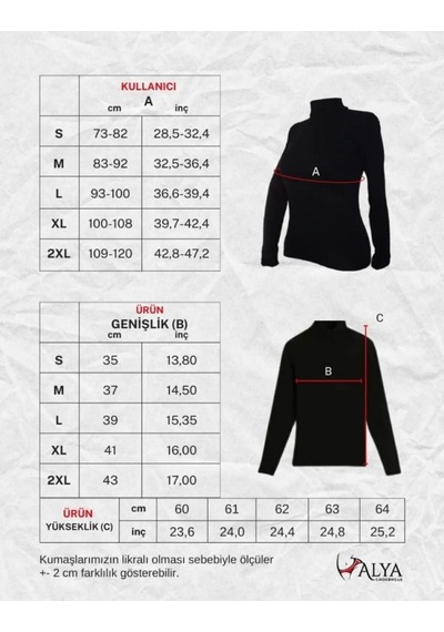 Alya Underwear Kaşkorse Tam Boğazlı Body Sweatshirt, Fitilli Kumaş, Likralı, Gül Kurusu Fuşya Melanj