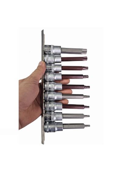 Ht- Rico 10 Parça 1/2 Uzun Lokmalı Torx Bits Uç Seti