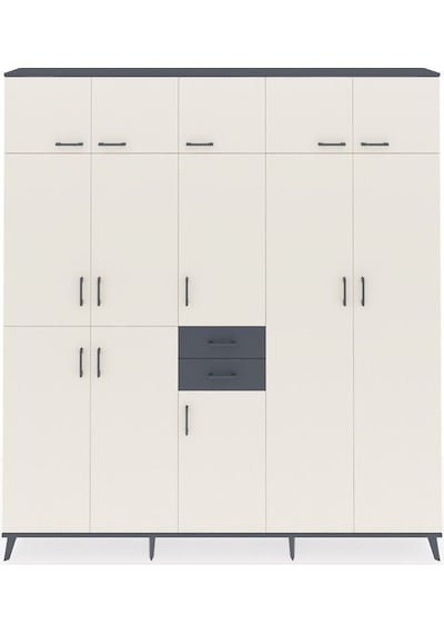 Arges Dolap 10 Raflı 2 Çekmeceli 3 Askılı 220x30x243 Antrasit-aytaşı/antrasit Aytası/antrasıt Arges Dolap 10 Raflı 2 Çekmeceli 3 Askılı 220x30x243 Antrasit-aytaşı/antrasit Aytası/antrasıt