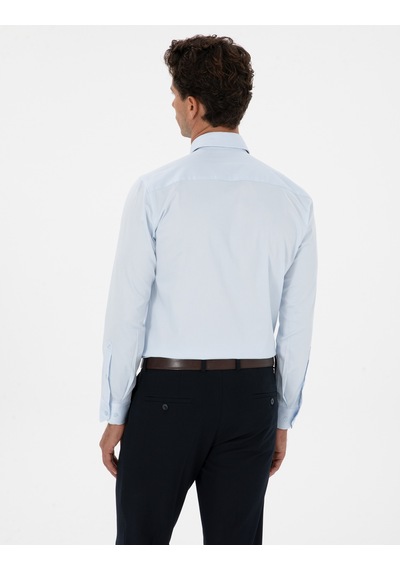 Pierre Cardin Erkek Açık Mavi Gömlek Basic 50313178-vr003 Açik Mavi