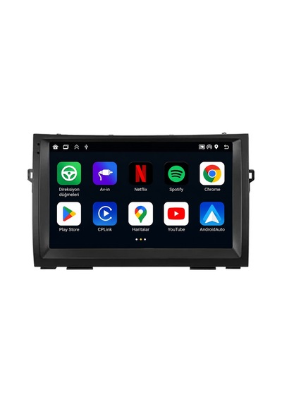 Toyota Prius 2005-2009 Android Multimedya Carplay Android Auto Navigasyon Kameralı 4gb Ram 64gb 9"