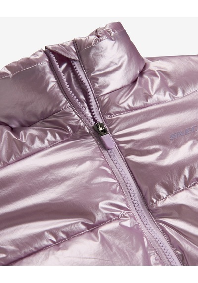 Skechers G Puffer Shiny Jacket Büyük Kız Çocuk Lila Mont Sk2620098-0258 Mor