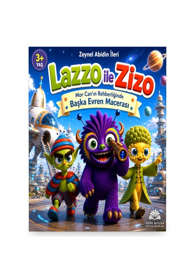 Lazzo İle Zizo Mor Can In Eşliğinde Gizemli Yolculuk 3+ Yaş Resimli Çocuk Kitabı