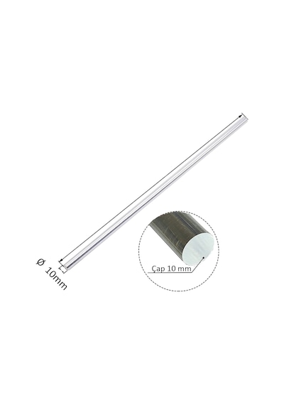 Pleksi Çubuk Akrilik Şeffaf Pleksiglass 10 Mm 553157174