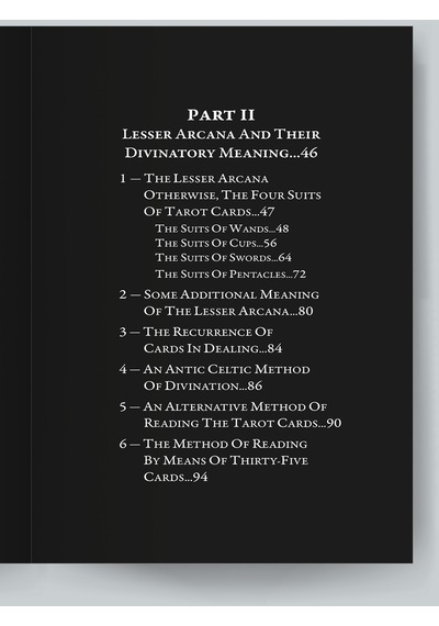 Black Tarot - English Edition - Arthur Edward Waite - Ekorp Kitap