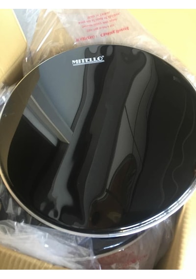 Mitello Taivan 18 Inc 45 Cm Siyah Bateri Ve Bendir Derisi