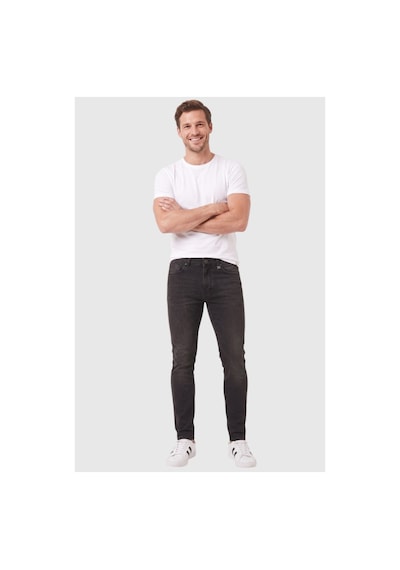 Deepsea Erkek Slim Fit Dar Kesim %98 Pamuk Likralı Taşlanmış Siyah Kot Pantolon Jean 2600026 Deepsea Erkek Slim Fit Dar Kesim %98 Pamuk Likralı Taşlanmış Siyah Kot Pantolon Jean 2600026