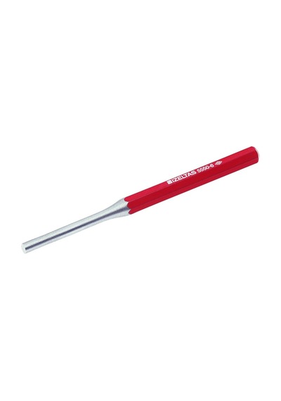 İzeltas 5550240005 Düz Pim Zımba Boyalı, Kırmızı, 5 Mm