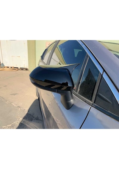 Toyota Corolla Uyumlu 2019+ Batman Ayna Kapağı - Piano  Black