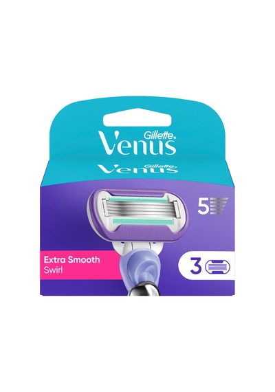 Gillette Venus Extra Smooth Swirl Yedek Bıçak Kadın 3'lü 4 Adet